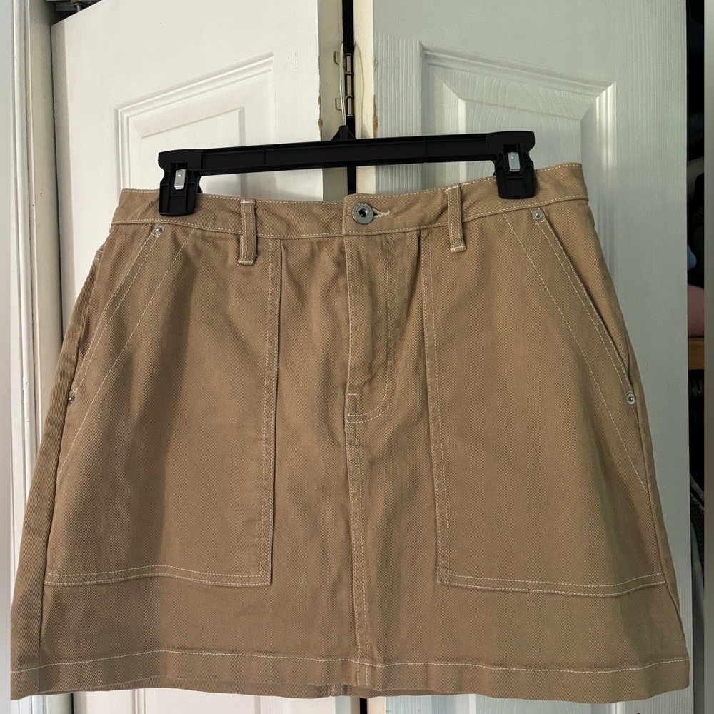 H&M Cargo Tan Skirt